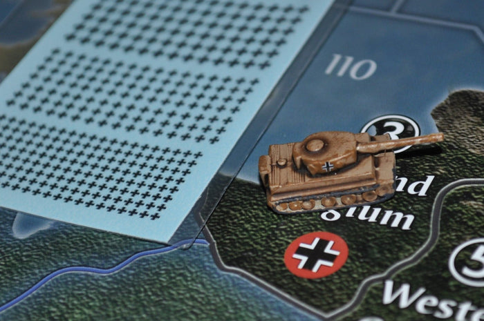 1/600 WW2 German Balken Cross Water Slide Decals - Combat Miniatures