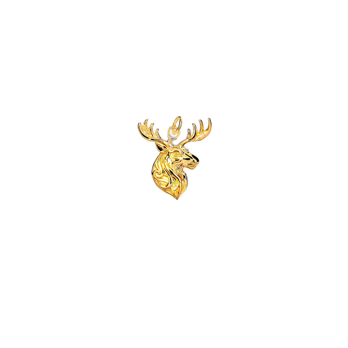18k Vermeil over Sterling Silver Moose Charm