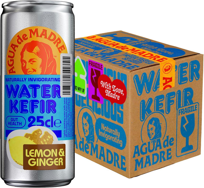 Agua de Madre Water Kefir Lemon & Ginger 250ml