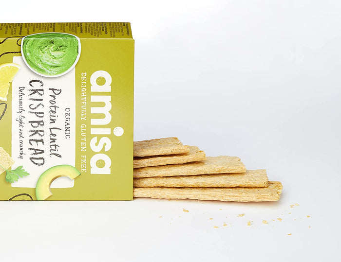 Amisa Organic Protein Lentil Crispbread 100g