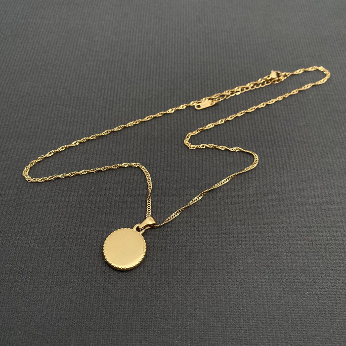 Angel Charm 18K Gold Plated Necklace