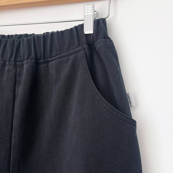 Arc Pants in Black Canvas