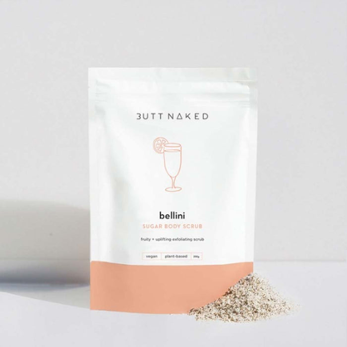 Butt Naked Bellini Sugar Body Scrub | Peachy Keen Glow - 250g - L'Organic