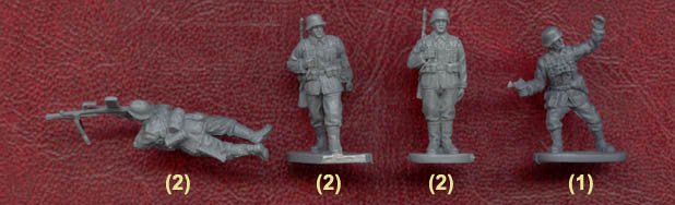 Caesar Miniatures 1/72 German Army - Combat Miniatures