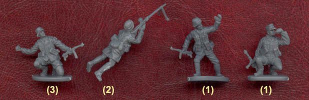 Caesar Miniatures 1/72 WW2 German Afrika Korps - Combat Miniatures