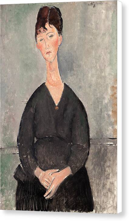 Cafe Singer - Canvas Print