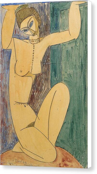 Cariatide - Canvas Print