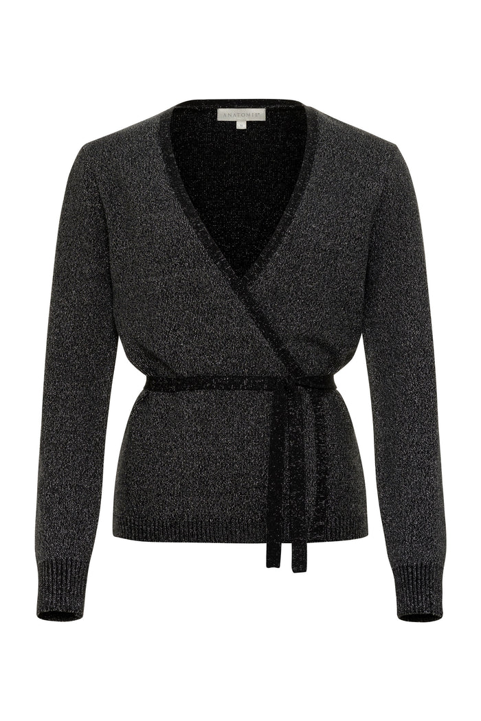 Christa Wrap Sweater with Tie Waist