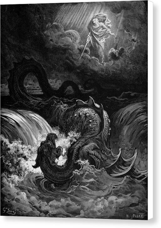 Destruction of Leviathan - Canvas Print