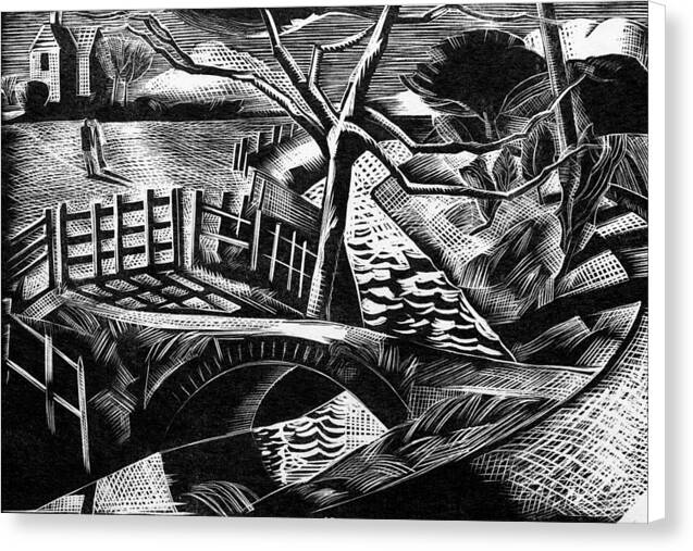 Dyke by the Road - Canvas Print
