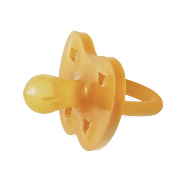 *FINAL SALE* Hevea Natural Rubber Round Pacifier, 0-3 mos