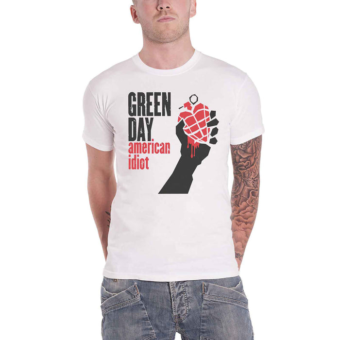 GREEN DAY - AMERICAN IDIOT - T-Shirt White
