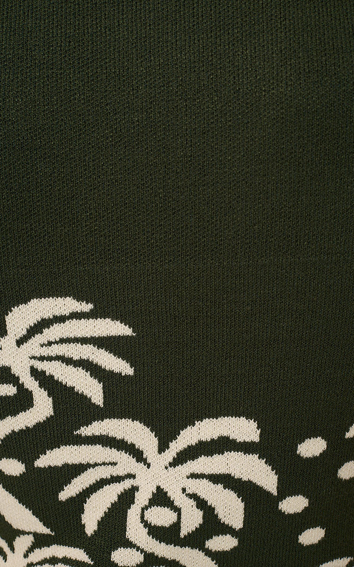 Green Pomar Crew Neck Tank Top_6