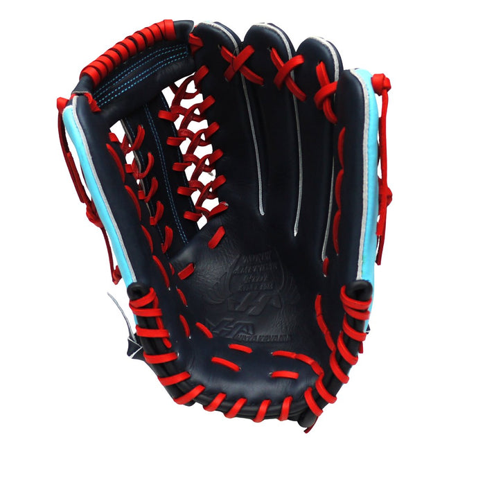 HATAKEYAMA Classic Series 12.75 inch Outfielder Glove - Navy/Skyblue