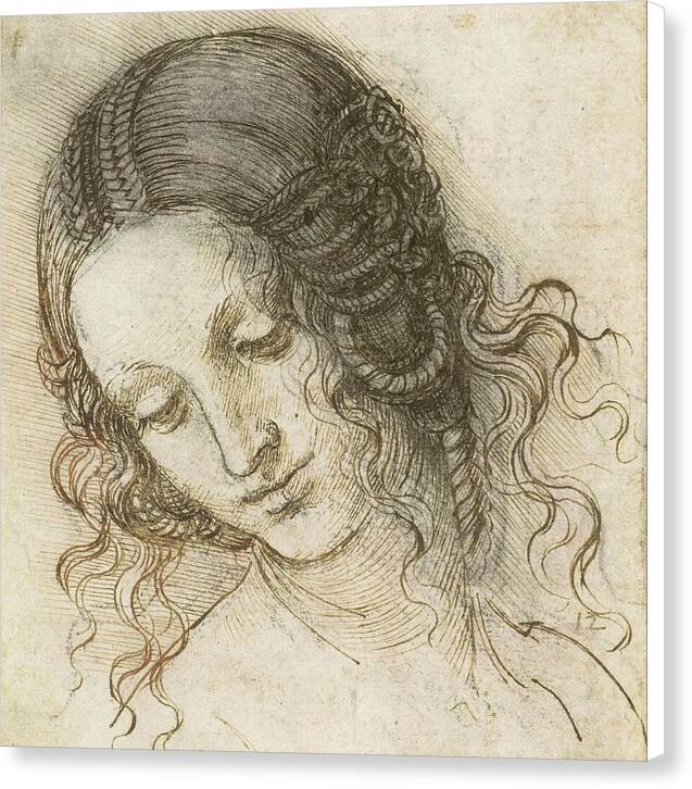 Head of Leda - Canvas Print