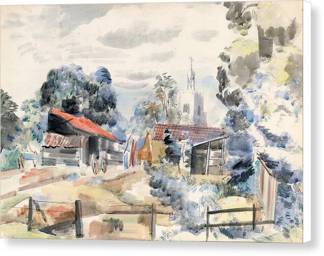 Hillingdon Church, London - Canvas Print
