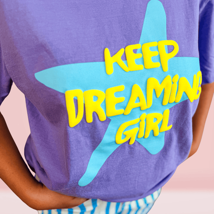 Keep Dreaming Girl Puff Tee