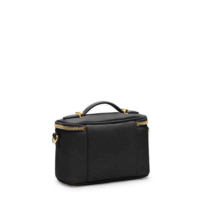 Maddie Micro Train Case Crossbody Black Onyx