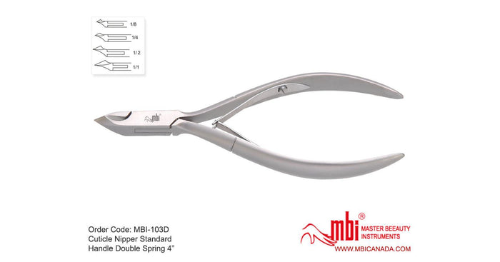MBI 9" Stainless Steel Cuticle Nipper with Double Spring (full jaw)