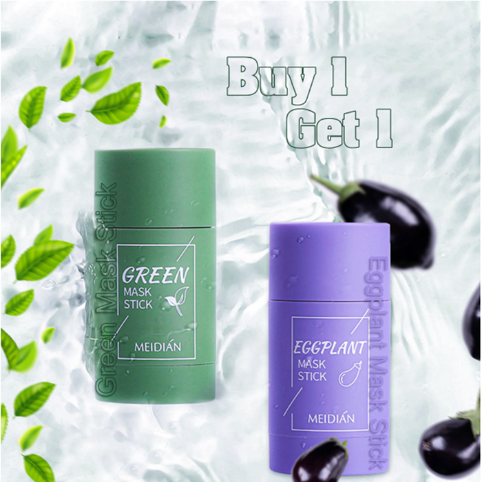 MC04799 Green Mask Stick and Eggplant Mask Stick