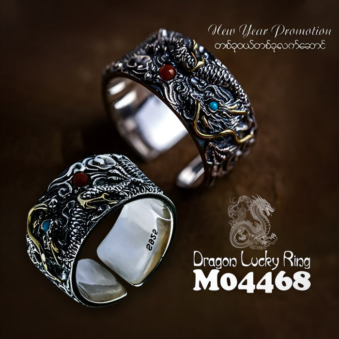 MJ04468 Dragon Lucky Ring (2pcs)