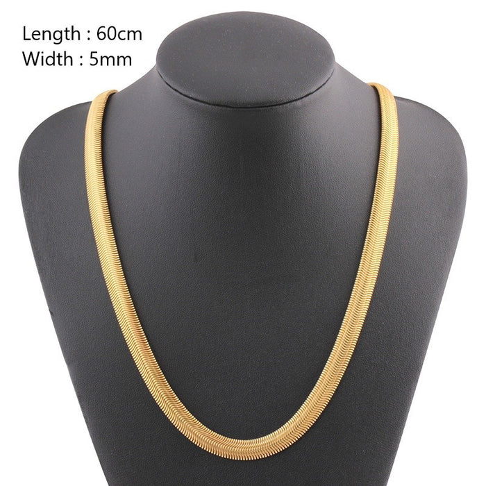 MJ04587 Gold Plate Necklace