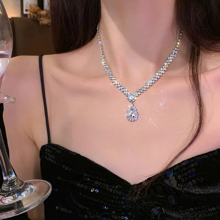 MJ05201 Korean Water Drop Necklace