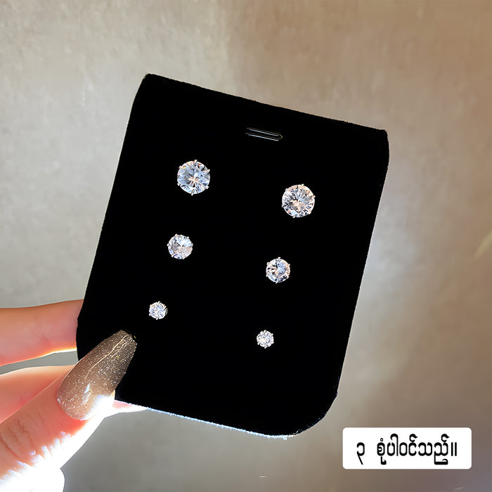 MJ05529 Magnet diamond earing