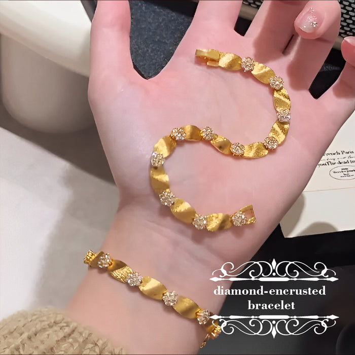 MJ06406 Diamond-Encrusted Bracelet