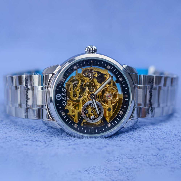 MW00053 QLLSတံဆိပ်ရေစိုခံစက်သွားဒီဇိုင်းအရည်သွေးကောင်းအမျိူးသား၀တ်လက်ပက်နာရီ