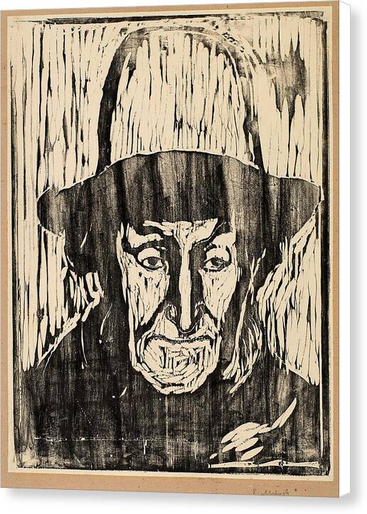 Old Fisherman - Canvas Print