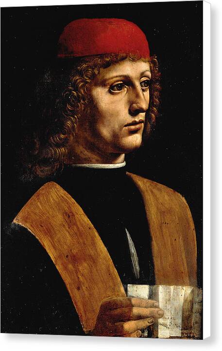 Portrait of a Musician - Canvas Print