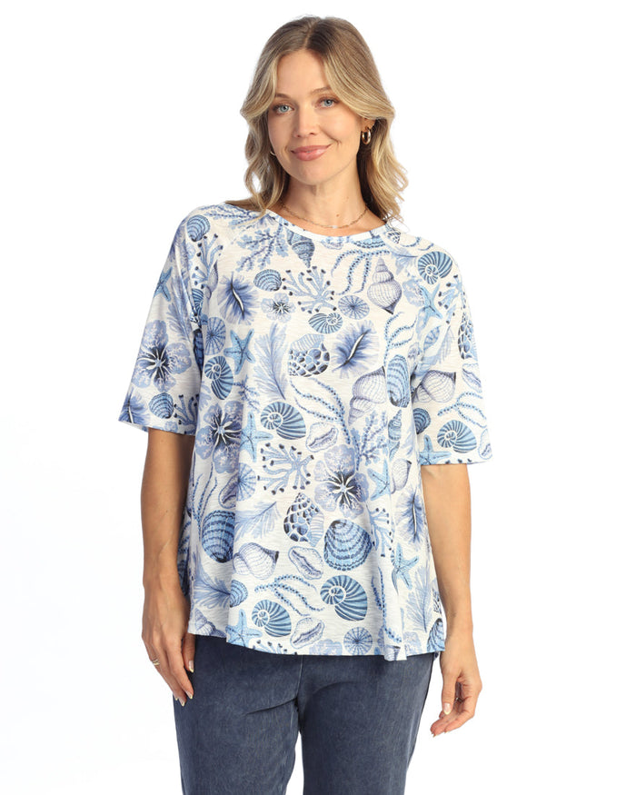 Raglan 1/2 Sleeve A-Line Top - 66