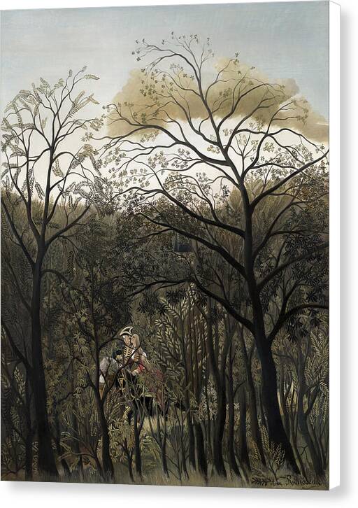 Rendezvous in the Forest - Canvas Print