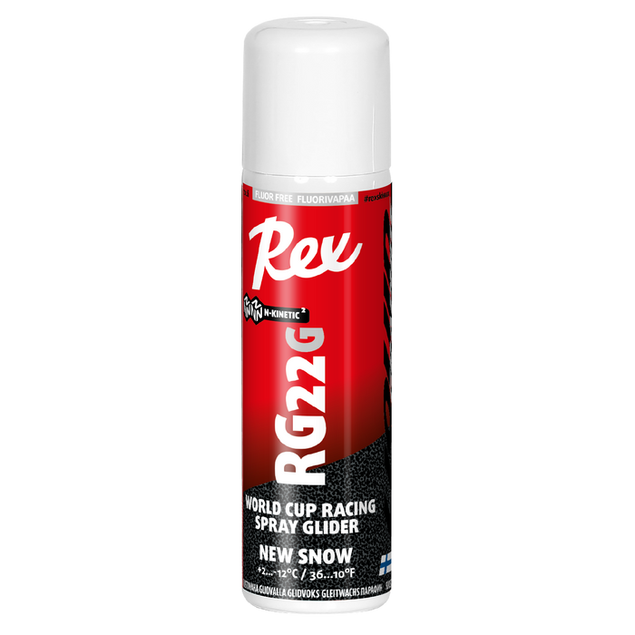 A product picture of the Rex Wax RG22G Graphite `New Snow` N-Kinetic Liquid Spray Glider (2C/-12C) | 150ml
