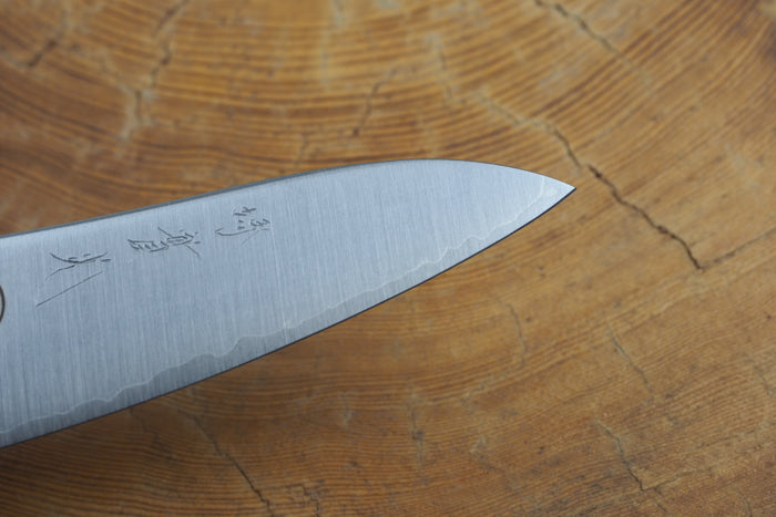 Sakai Jikko "Loco" Wa-Paring Knife VG10 Core Japanese Oak Handle (9cm)