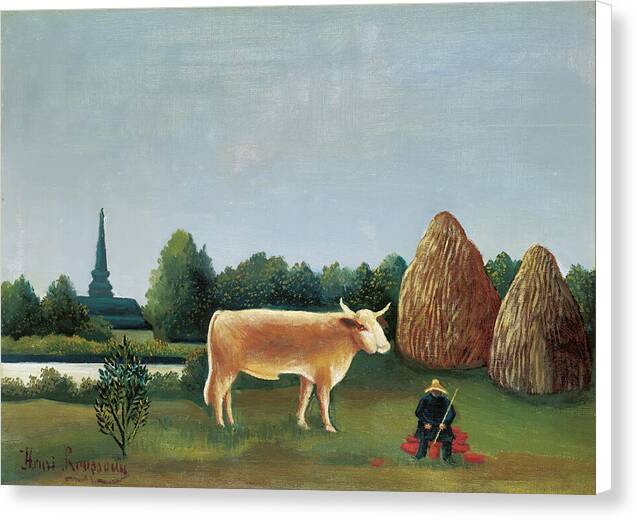 Scene in Bagneux on the Outskirts of Paris - Canvas Print