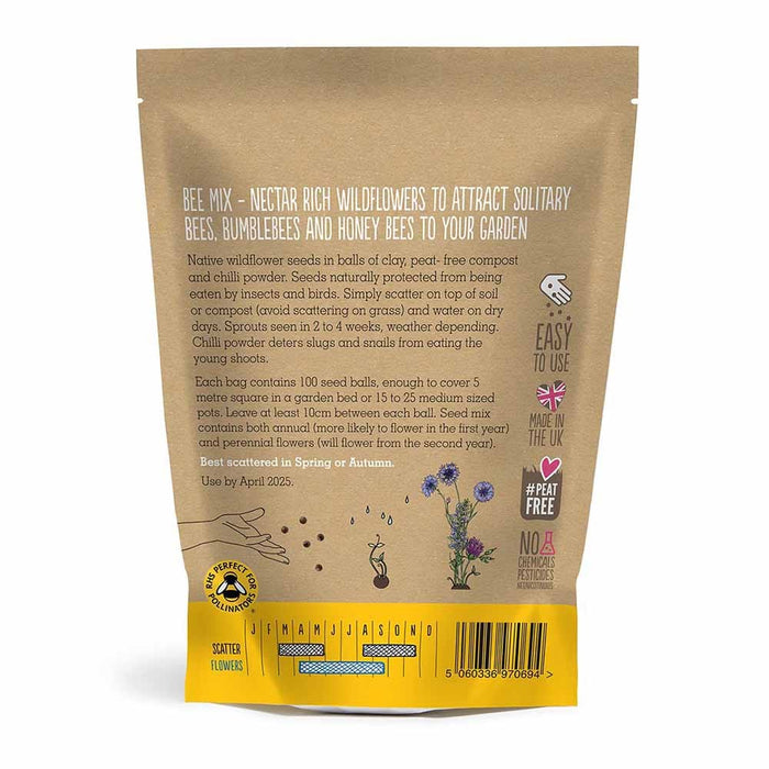 Seedball Wildflower Grab Bag - Bee Mix &Keep