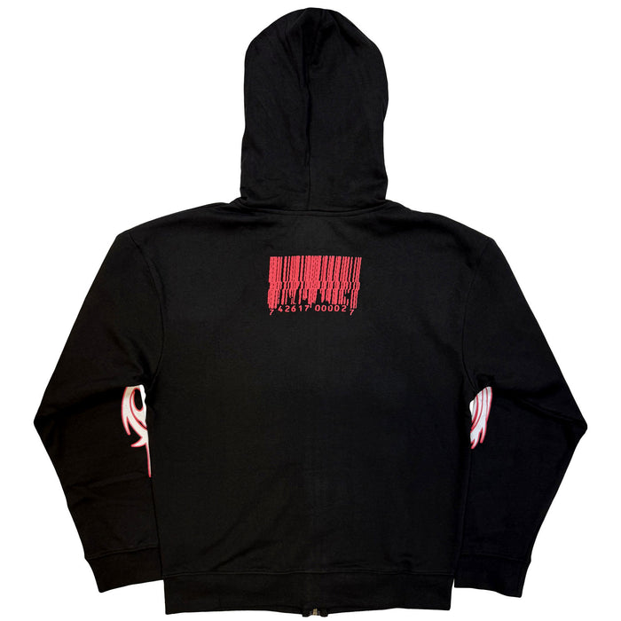 SLIPKNOT - SPIT IT OUT - Zipped Hoodie Black (Back Print)