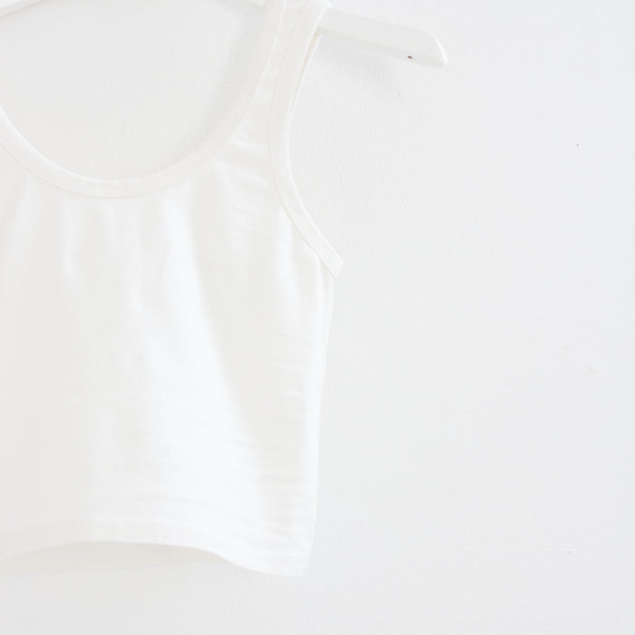Sporty Tank in Washed White