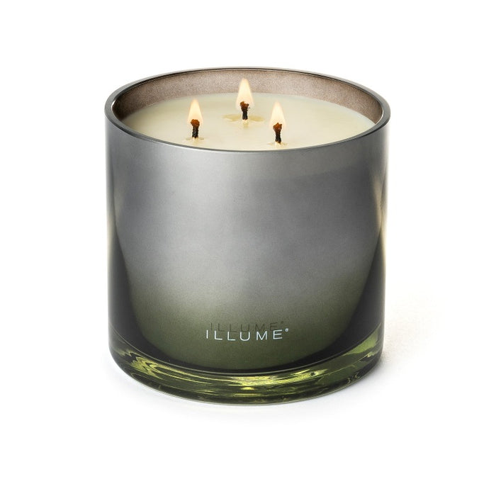 Statement Glass Triple Wick Lidded Candle Blackberry Absinthe Lifestyle