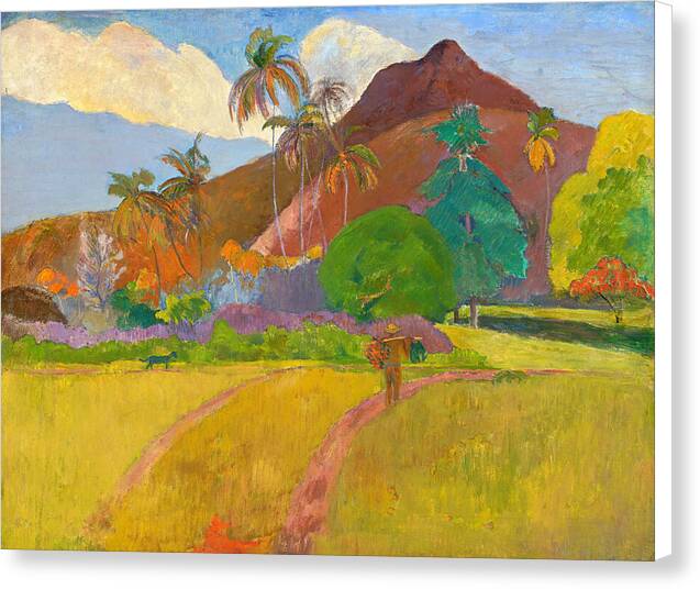 Tahitian Landscape - Canvas Print
