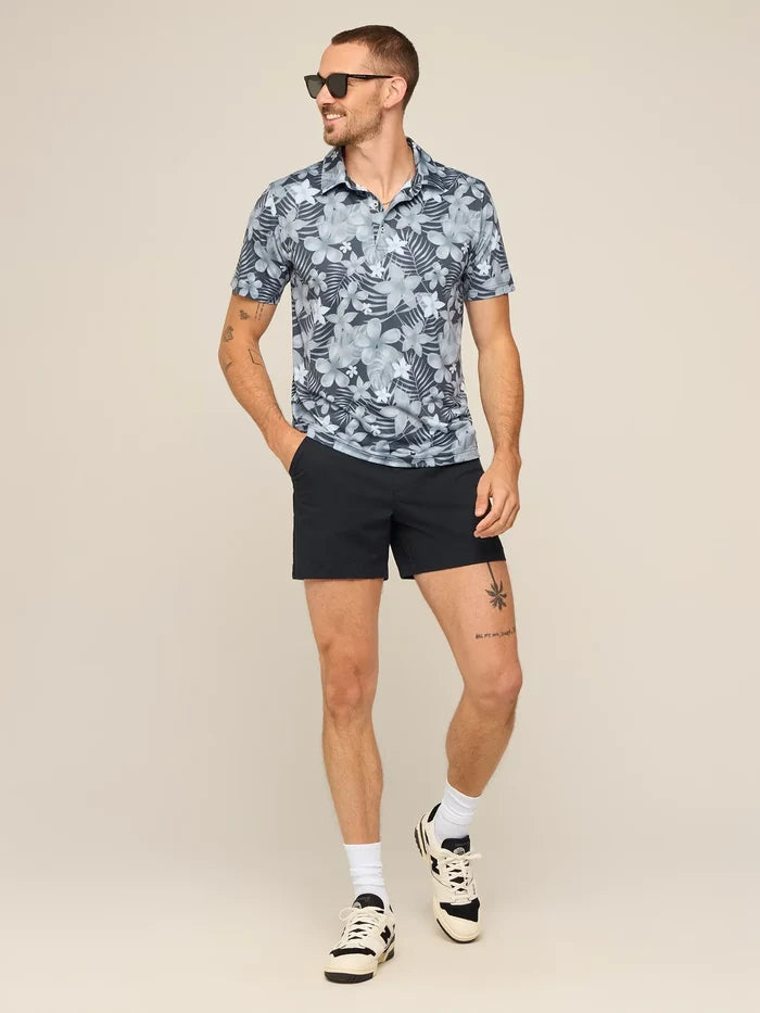 The Beyond The Palm (Performance Polo)- Gray - Image 4 - Chubbies Shorts