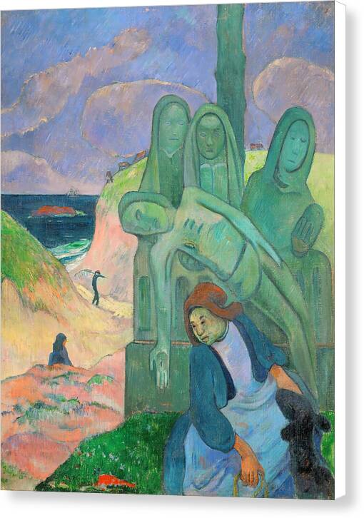 The Green Christ - Canvas Print