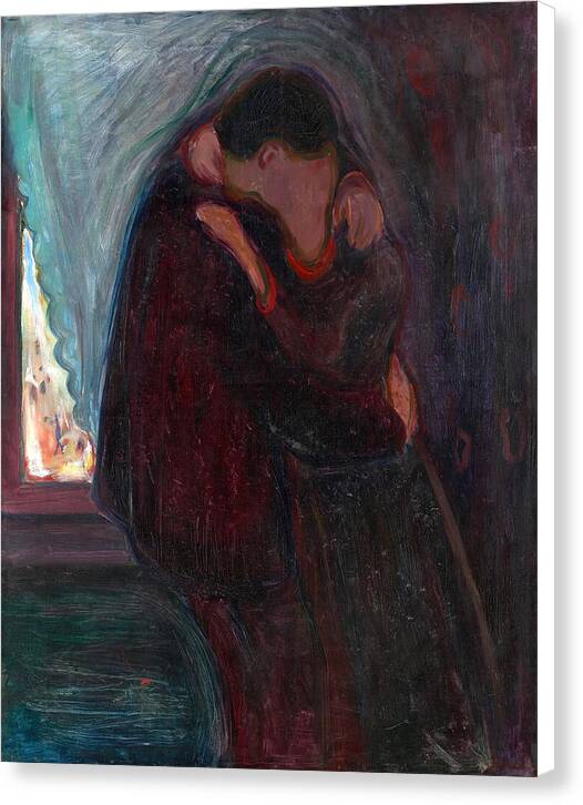 The Kiss, 1897 - Canvas Print