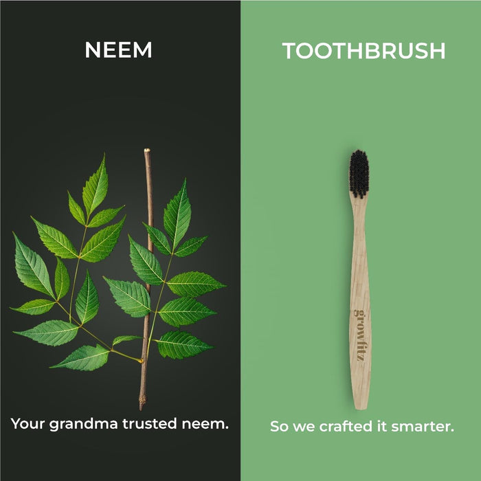 VEDODENT Ayurvedic Toothpaste Combo | 100% Natural | 2 Toothpastes + 2 Bamboo Brushes + 2 Tongue Cleaners