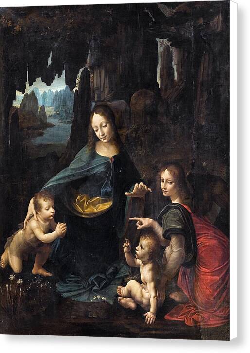 Virgin of the Rocks - Canvas Print