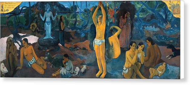 Where Do We Come From? What Are We? Where Are We Going? - Canvas Print