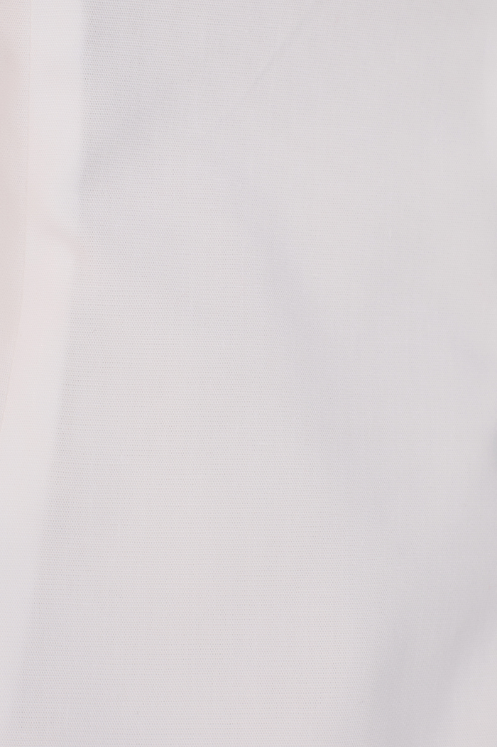 White V Neck Sleeveless Cotton Peplum Top_5