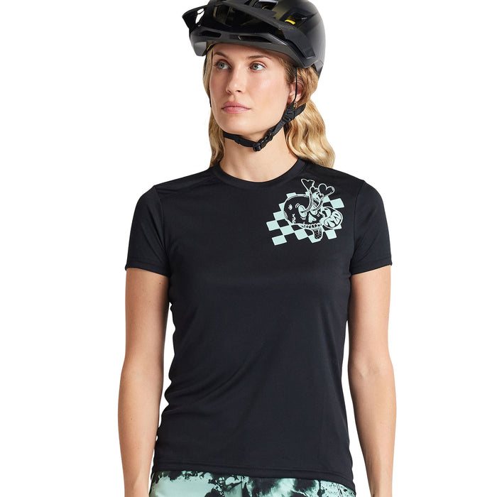 Womens Lilium SS Jersey Micayla Gatto Watercolor Black